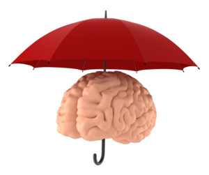 Brain - Sanity - Mind Protection. Include Clipping Path.
