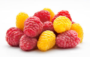 maliny žlté červené red yellow raspberry