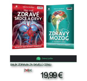 Katarína Horáková: Ako mať zdravý mozog v každom veku + Ako mať zdravé srdce a cievy v každom veku